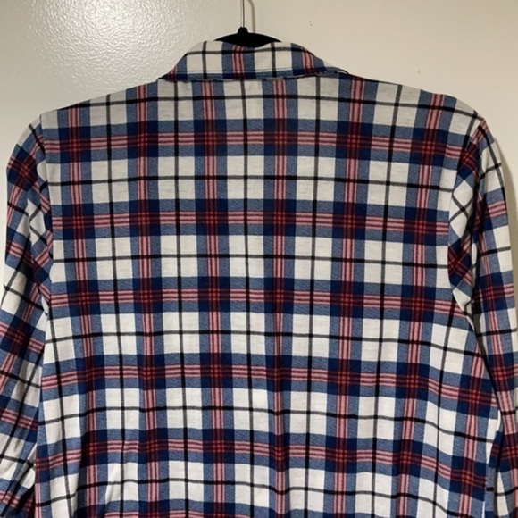 Flannel Shirt Ladies Long Sleeve Button Down XL - Picture 7 of 10